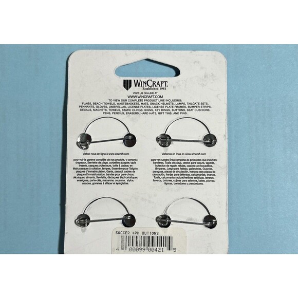 Bayern Munich vs Manchester City Green Bay Wisconsin July 2022 4 Pack Button Set - Picture 2 of 3